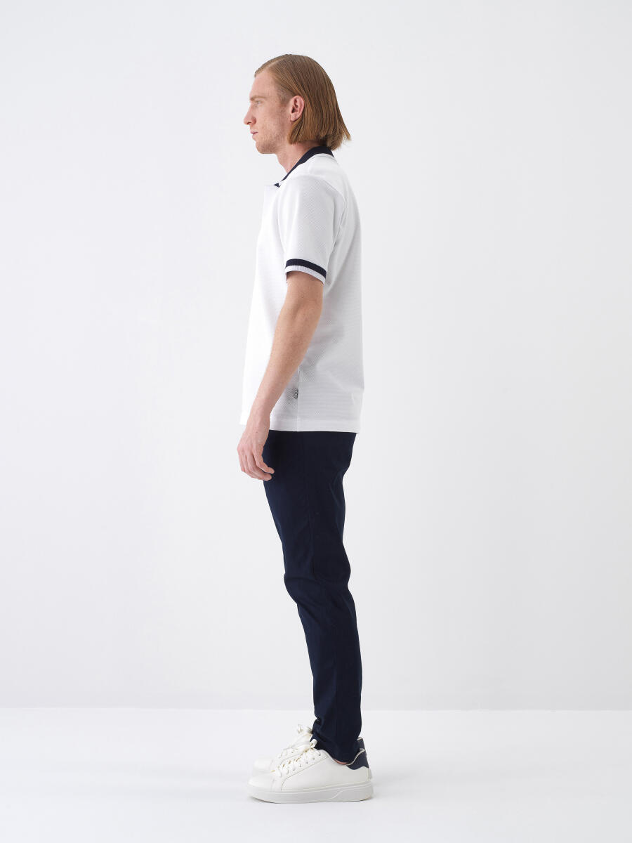 Lacivert Slim Fit Pamuklu Jogger Pantolon - 3