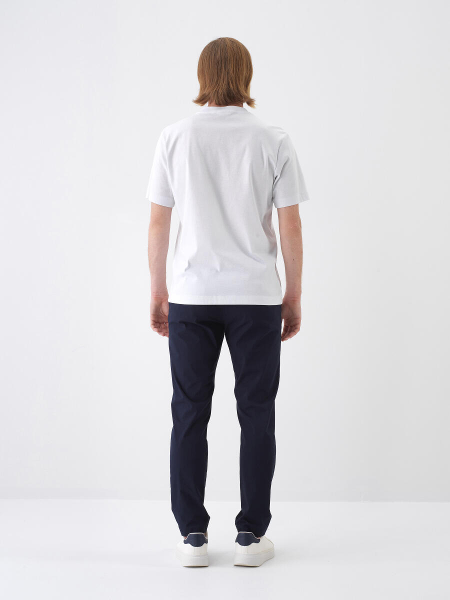 Lacivert Slim Fit Pamuklu Jogger Pantolon - 6