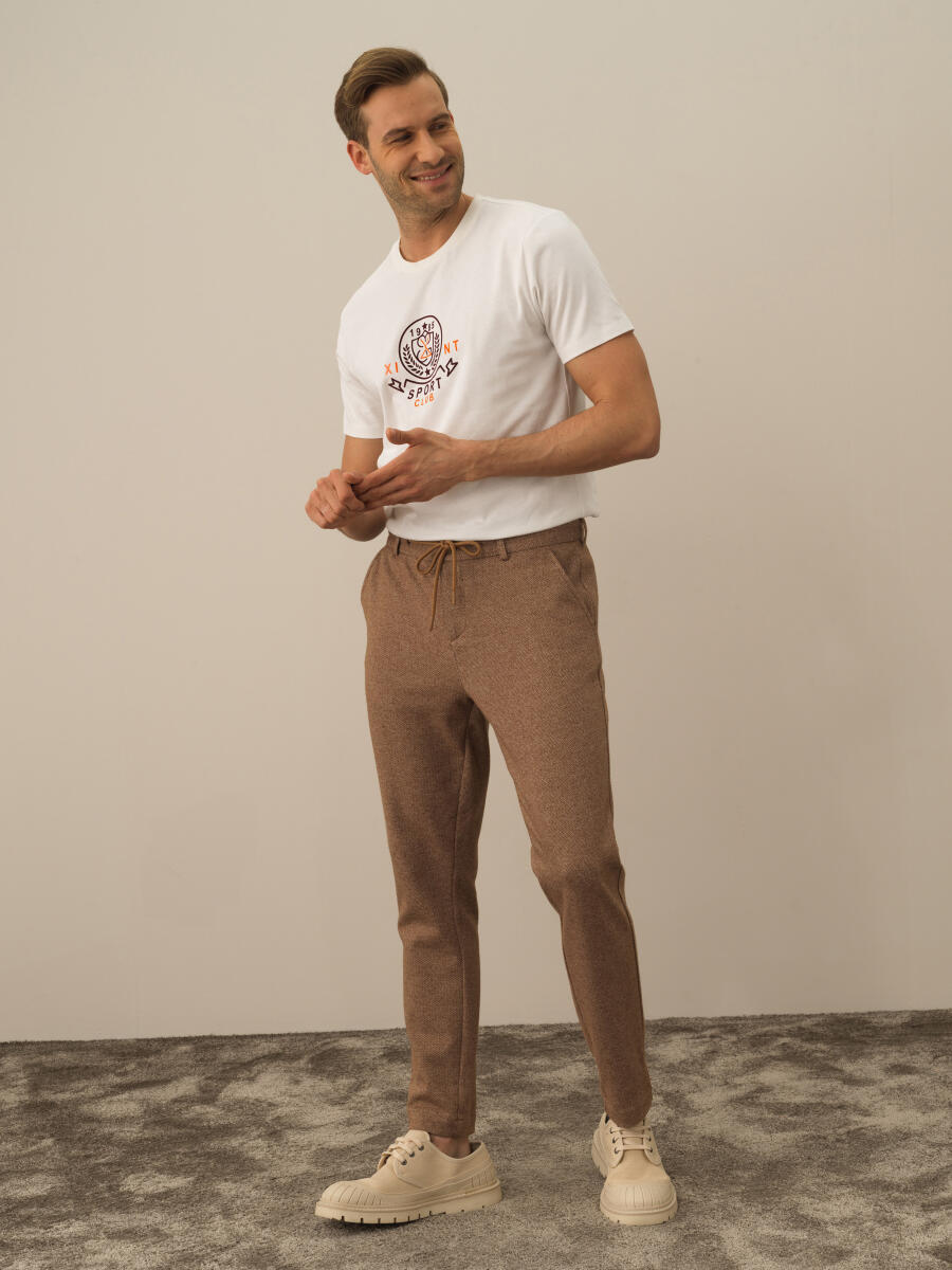 Camel Slim Fit Jogger Pantolon - 2