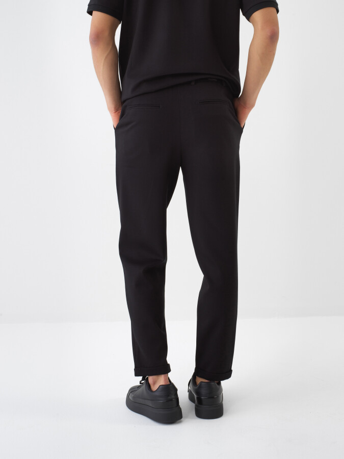 Siyah Regular Fit Jogger Pantolon - Xint