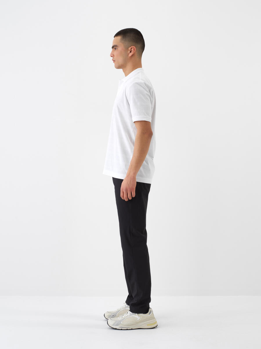 Siyah Slim Fit Pamuklu Jogger Pantolon - 3