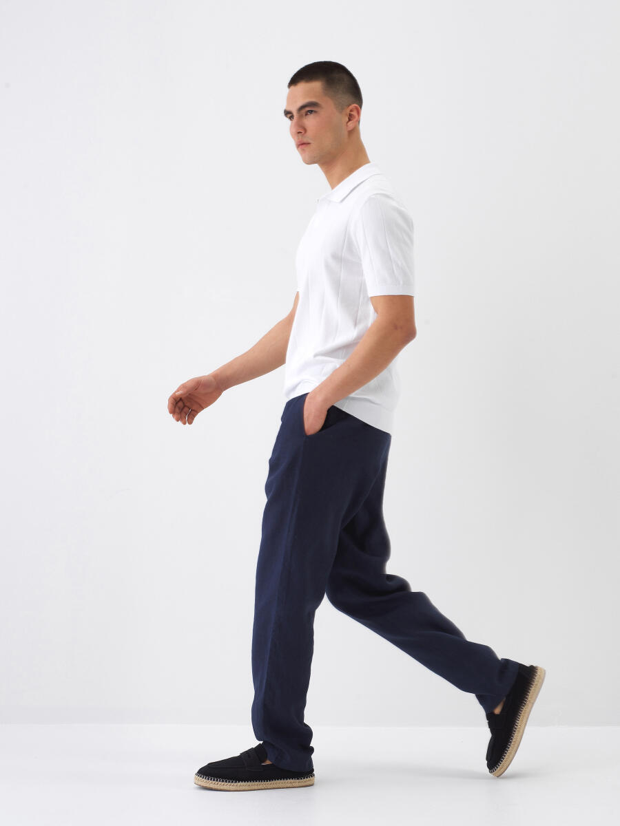 Beyaz Regular Fit Pamuklu Kazak - 3