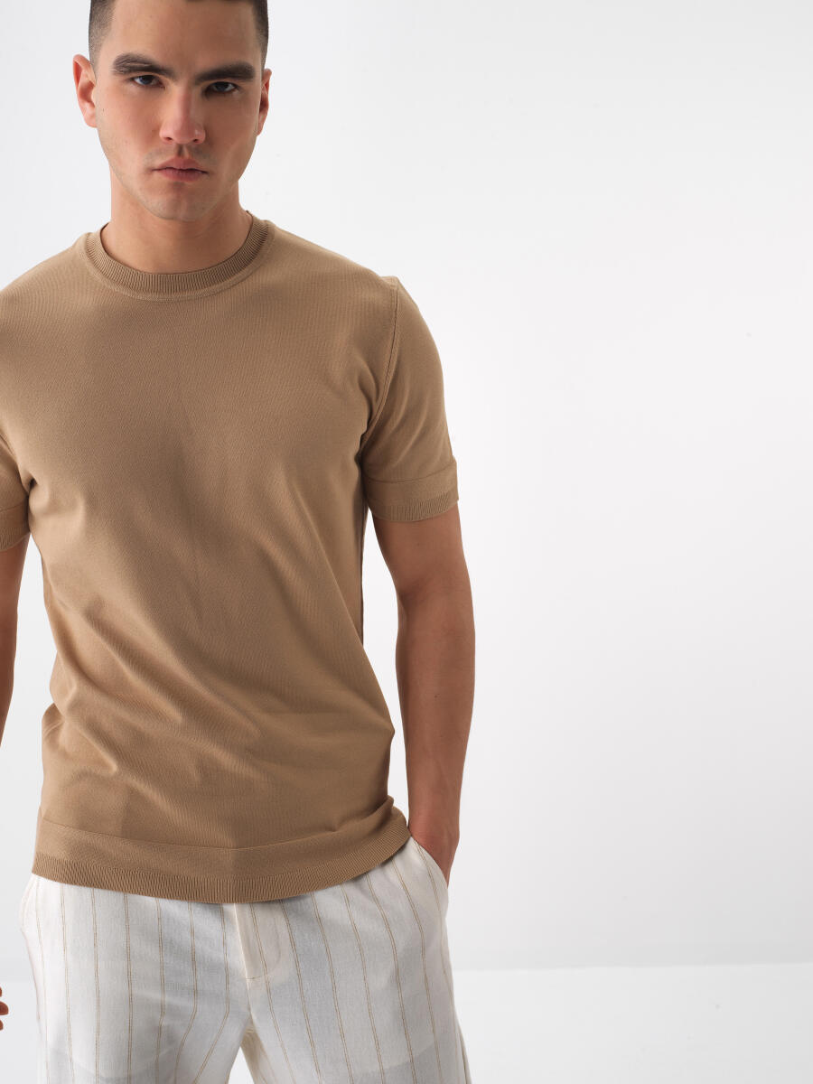 Camel Regular Fit Kazak