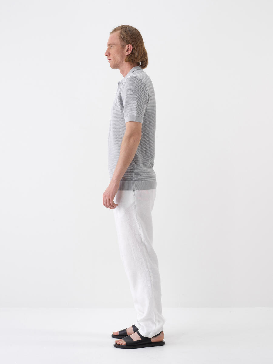 Gri Regular Fit Kazak - 3