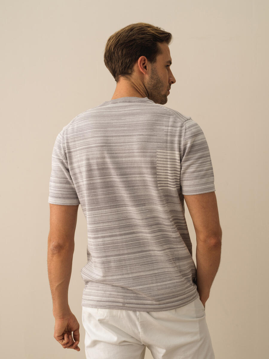 Gri Regular Fit Pamuklu Kazak - 3