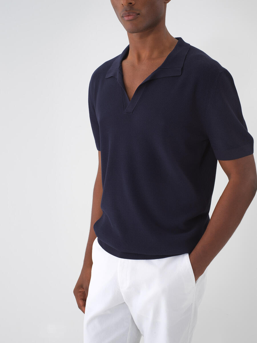 Lacivert Regular Fit Kazak