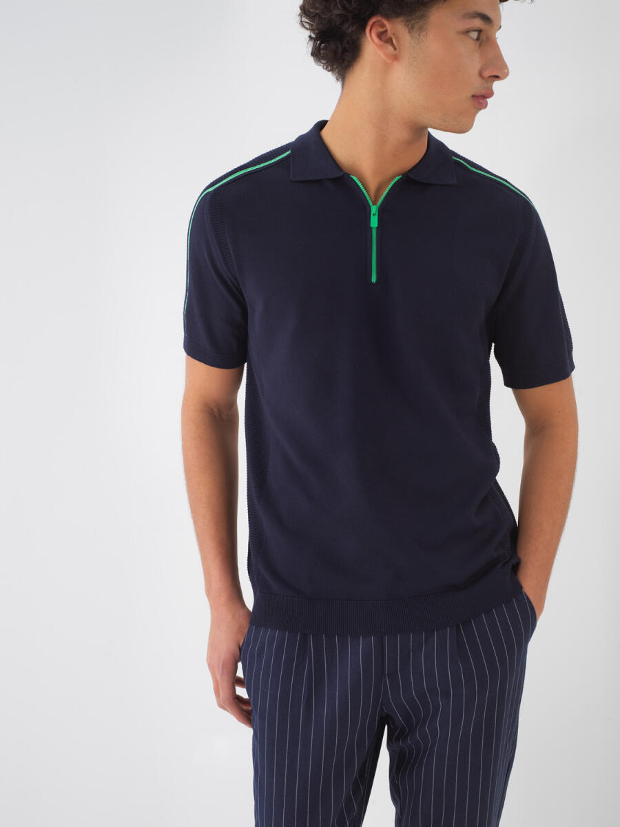 Lacivert Regular Fit Kazak