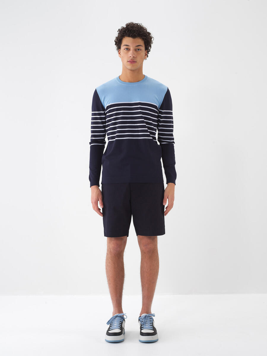 Lacivert Regular Fit Kazak - 2