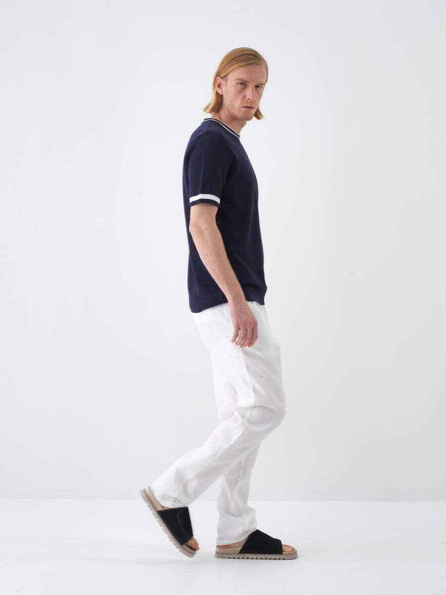 Lacivert Regular Fit Kazak - 4