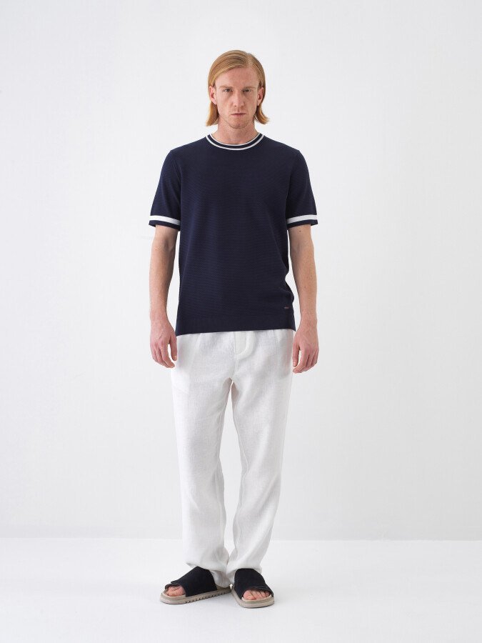 Lacivert Regular Fit Kazak - Xint