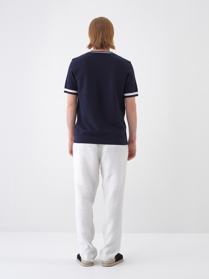 Lacivert Regular Fit Kazak - Xint