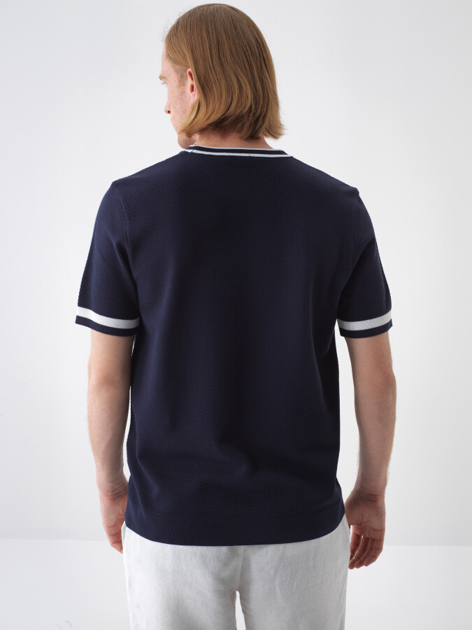 Lacivert Regular Fit Kazak - Xint