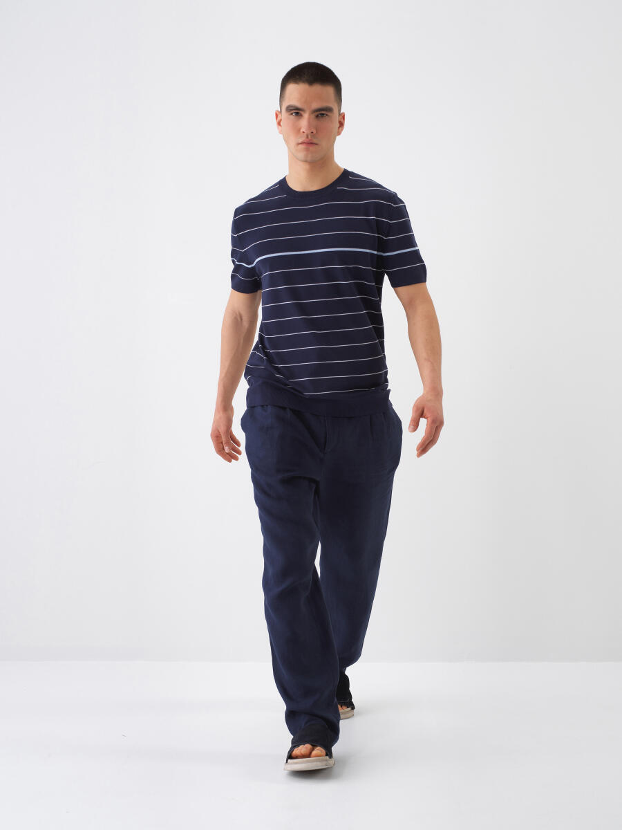 Lacivert Regular Fit Kazak - 2