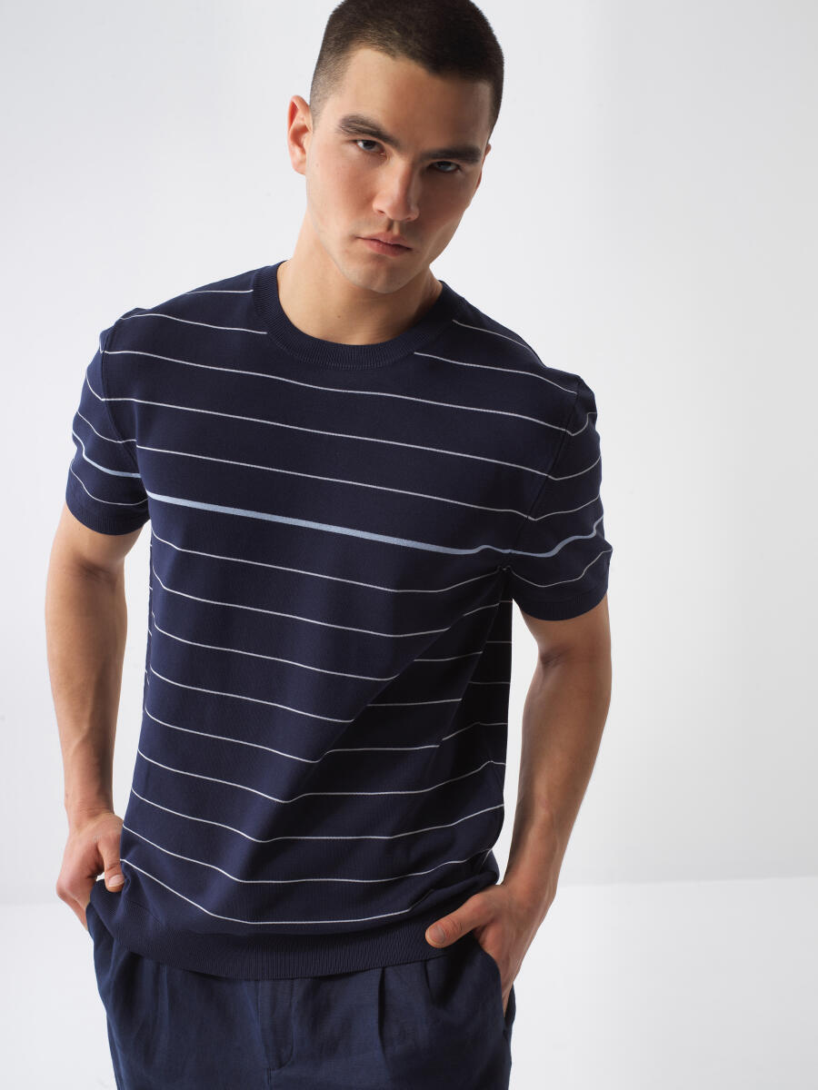 Lacivert Regular Fit Kazak