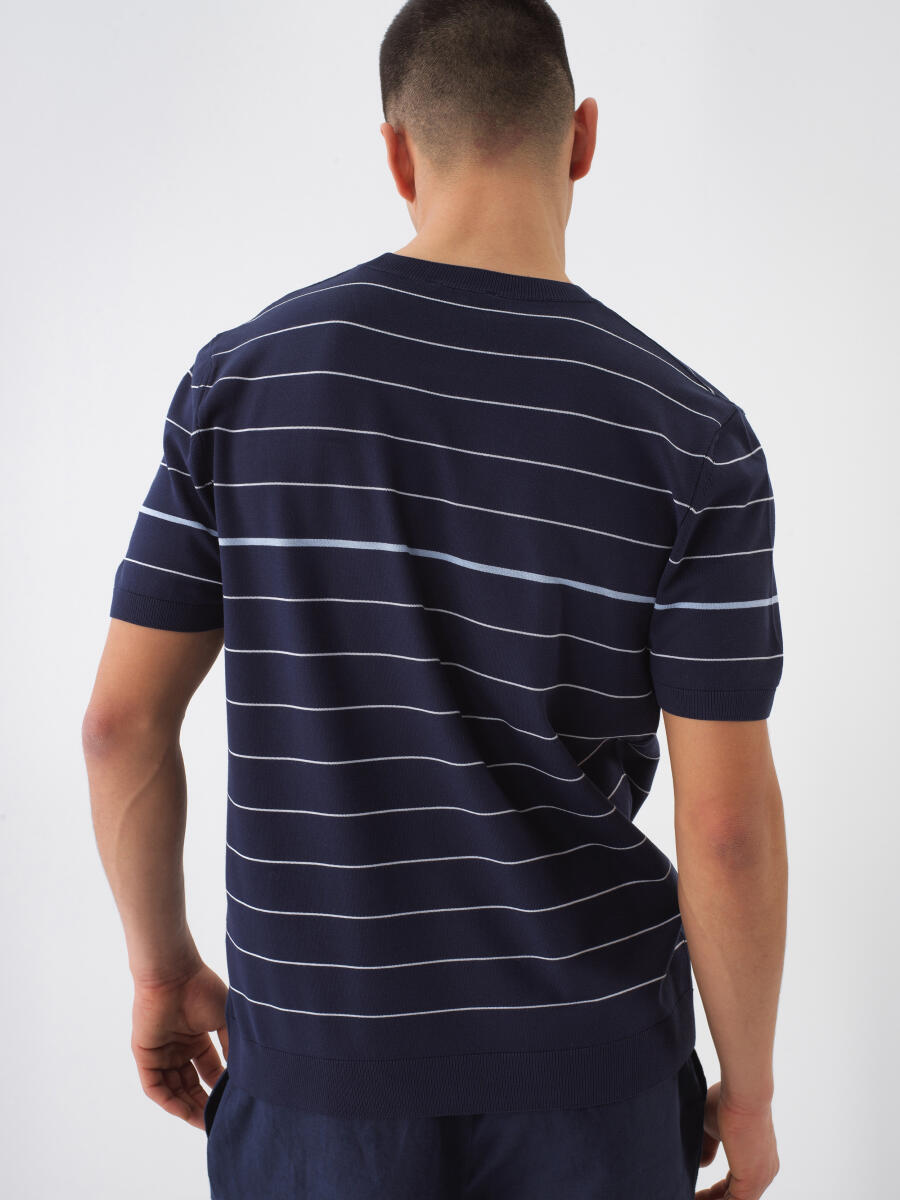 Lacivert Regular Fit Kazak - 4