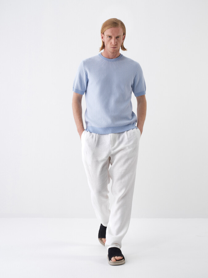 Mavi Oversize Kazak - Xint