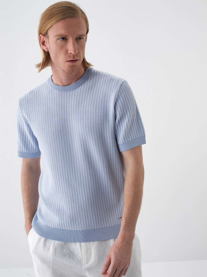 Mavi Oversize Kazak - Xint