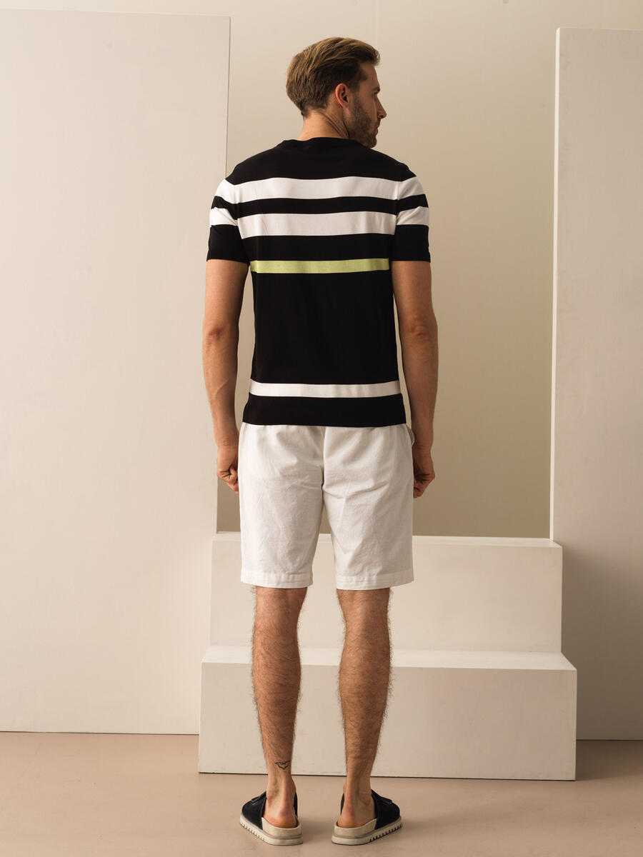 Siyah Regular Fit Kazak - 4