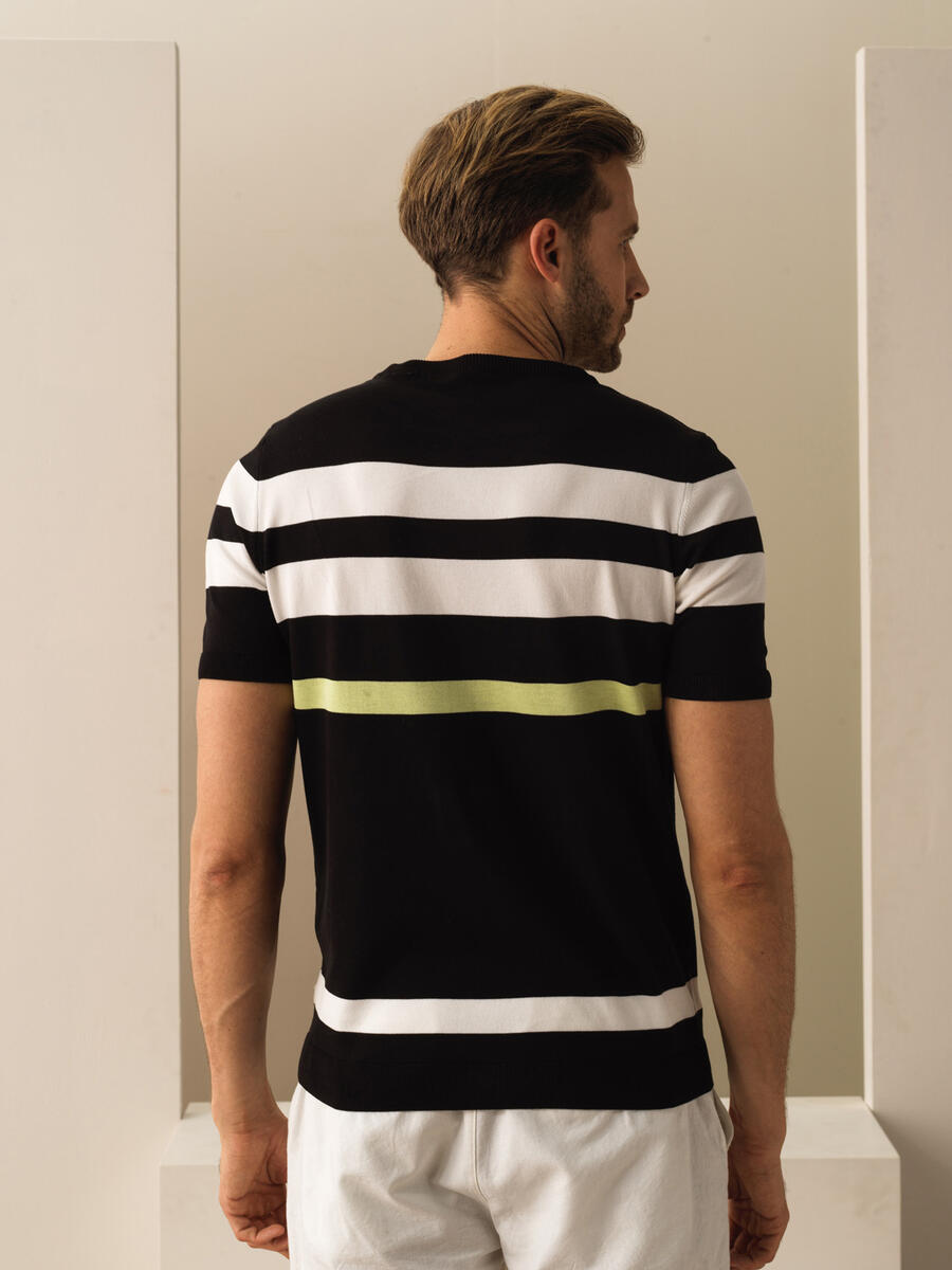 Siyah Regular Fit Kazak - 3