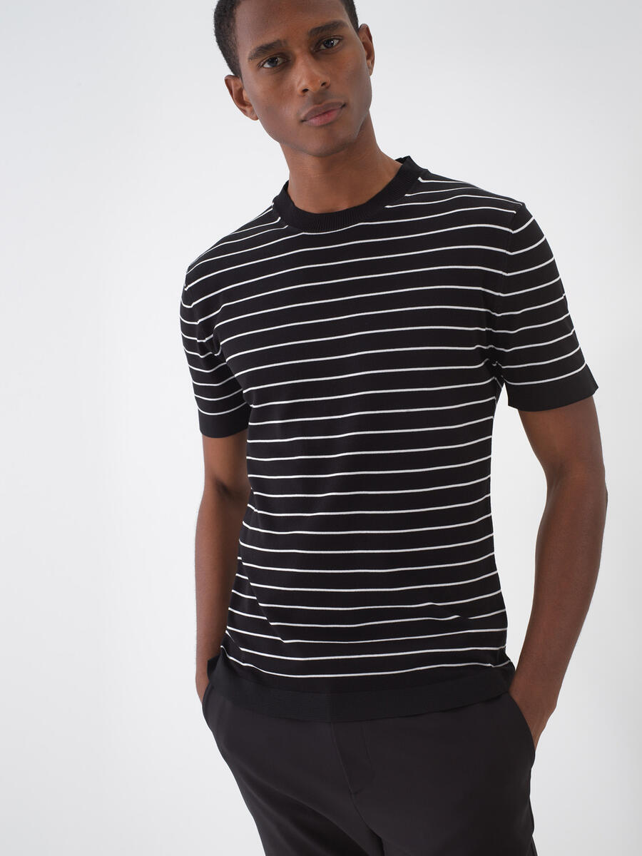 Siyah Regular Fit Kazak