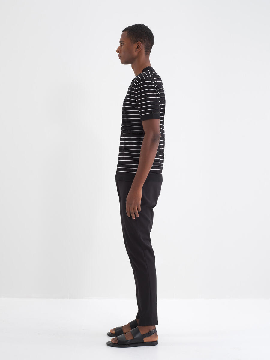 Siyah Regular Fit Kazak - 4