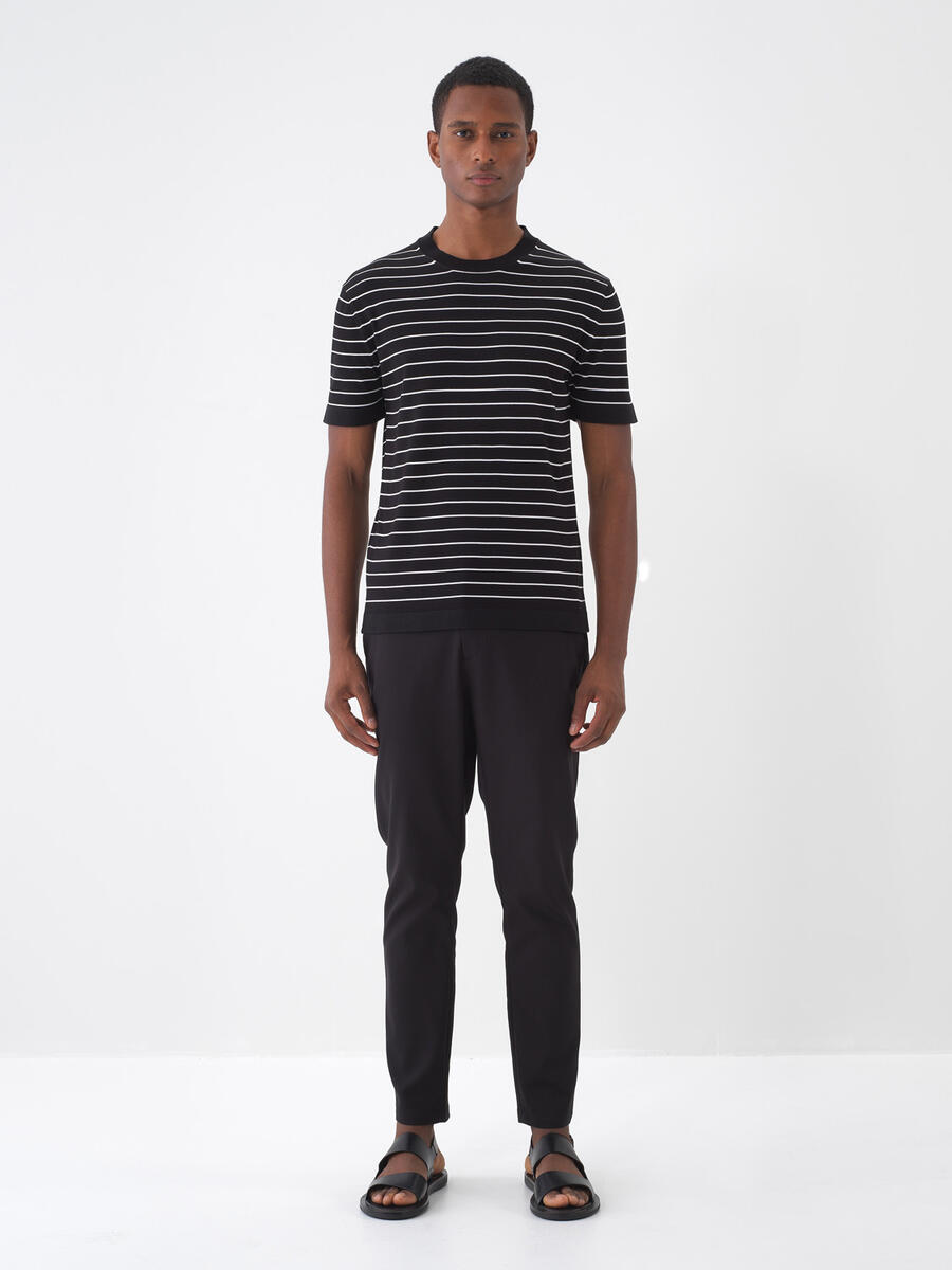 Siyah Regular Fit Kazak - 2