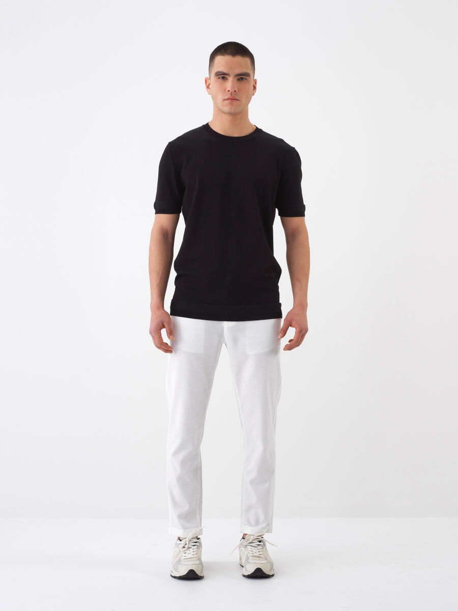 Siyah Regular Fit Kazak - 2