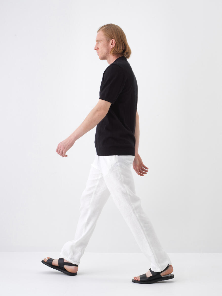 Siyah Regular Fit Pamuklu Kazak - 3