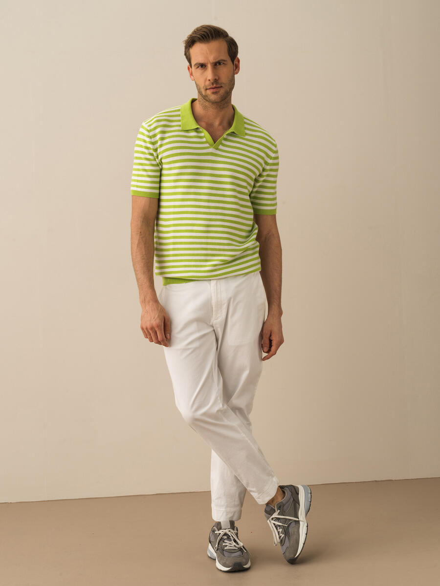 Yeşil Regular Fit Pamuklu Kazak - 2