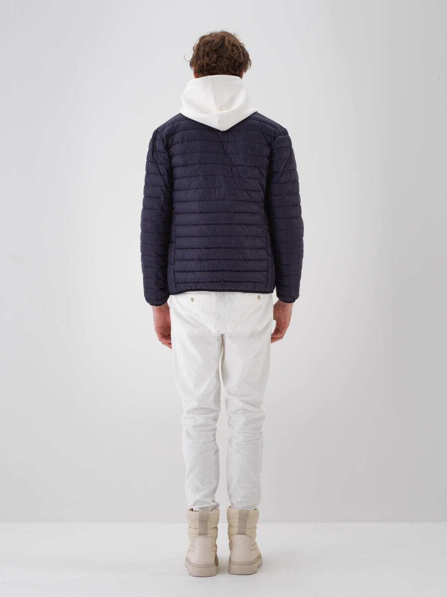 Lacivert Formunu Koruyan Regular Fit Mont - 4