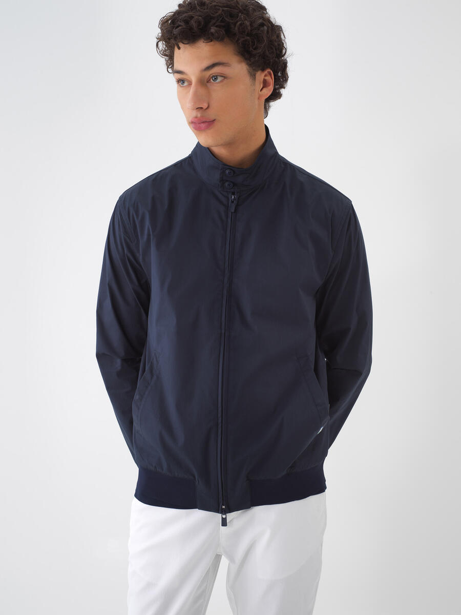 Lacivert Regular Fit Pamuklu Mont