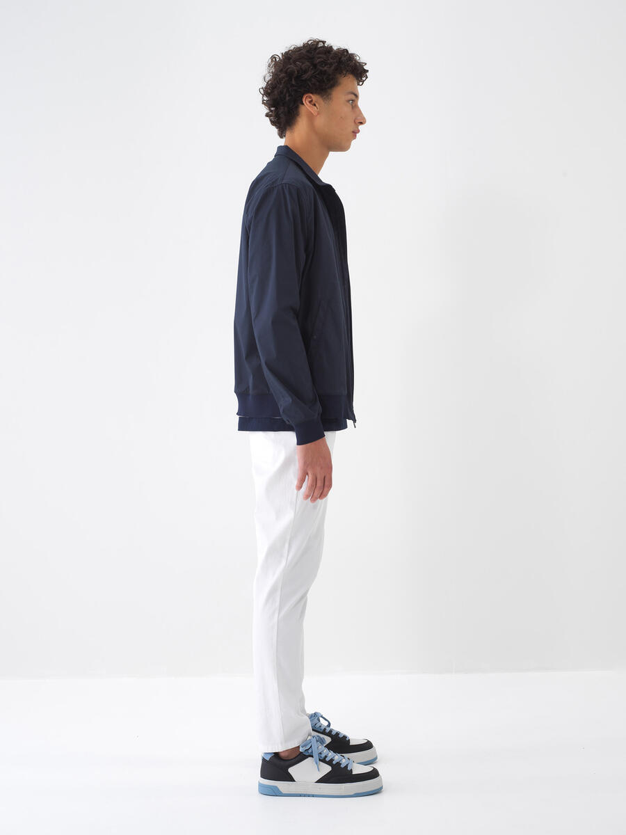 Lacivert Regular Fit Pamuklu Mont - 3