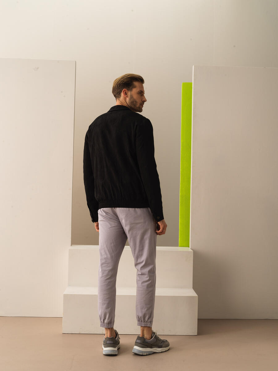 Siyah Regular Fit Mont - 4