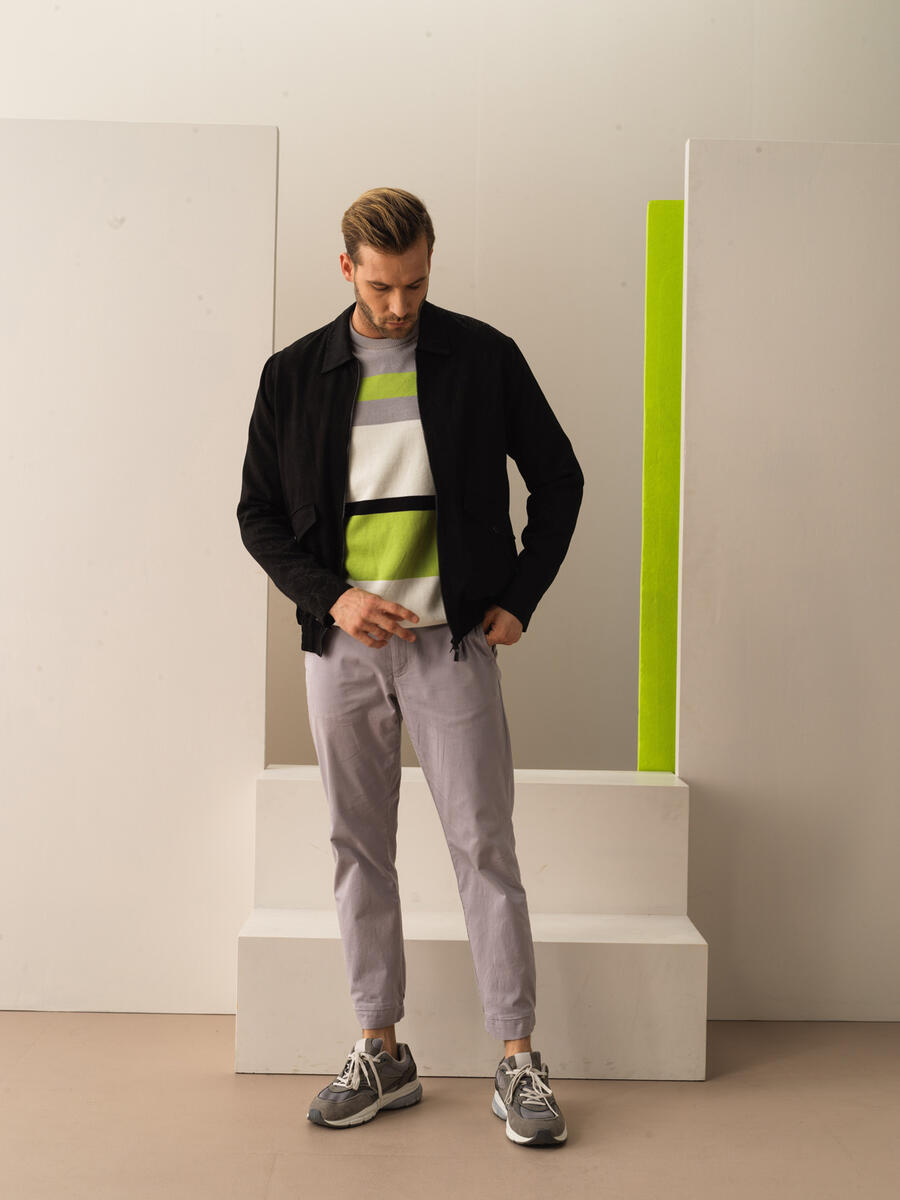 Siyah Regular Fit Mont - 2