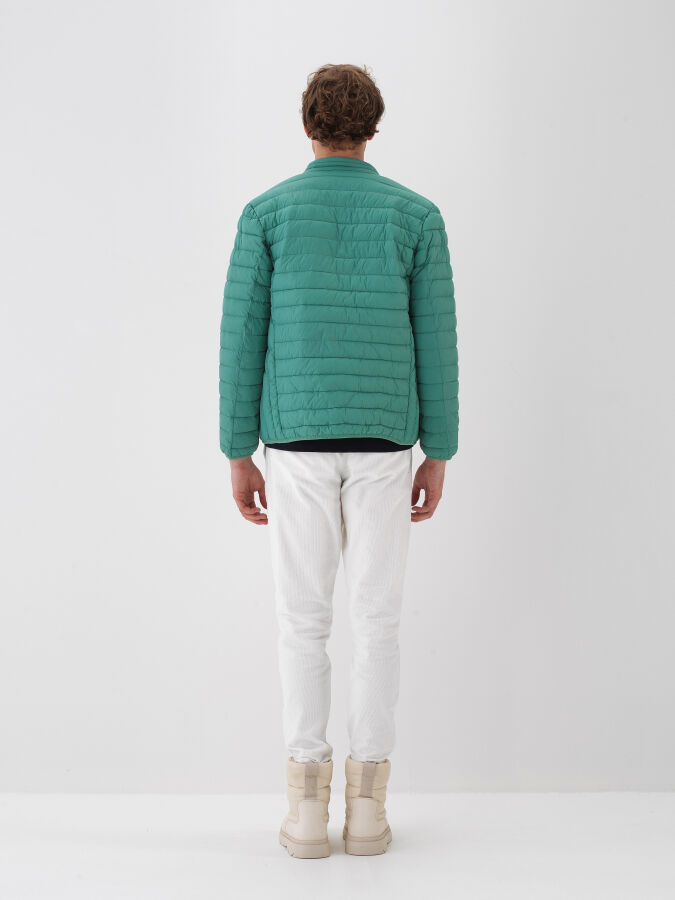 Yeşil Formunu Koruyan Regular Fit Mont - Xint