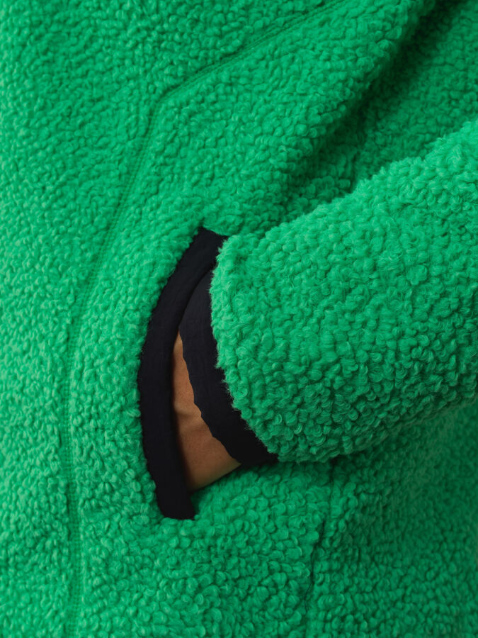 Yeşil Formunu Koruyan Regular Fit Mont - Xint