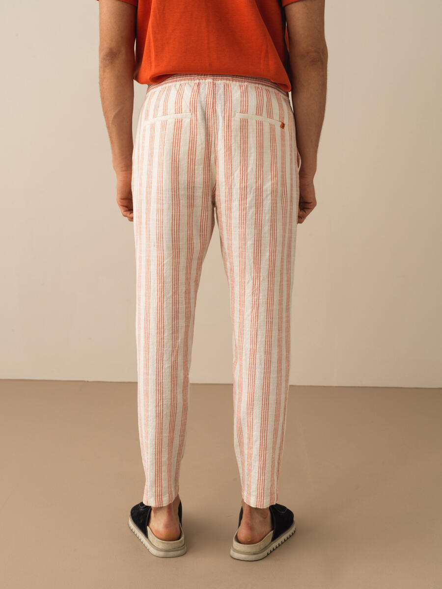 Kiremit Rengi Regular Fit Pamuklu Pantolon - 3