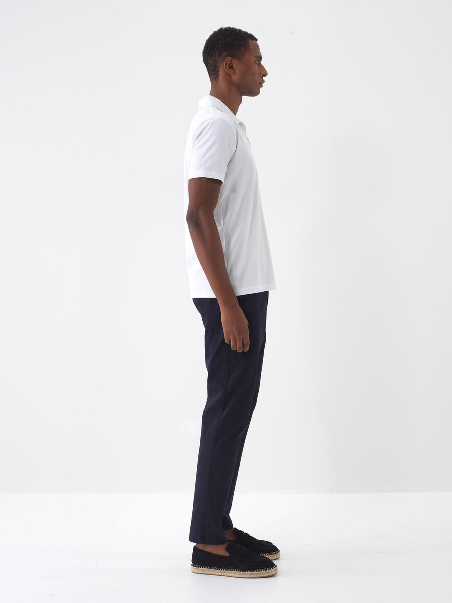 Lacivert Regular Fit Pamuklu Pantolon - 2