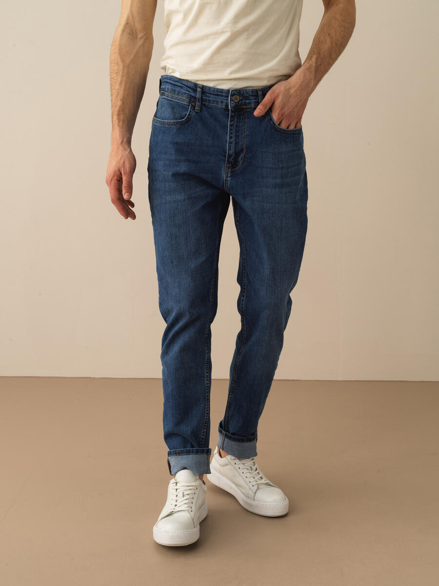 Mavi Slim Fit Pamuklu Denim Pantolon