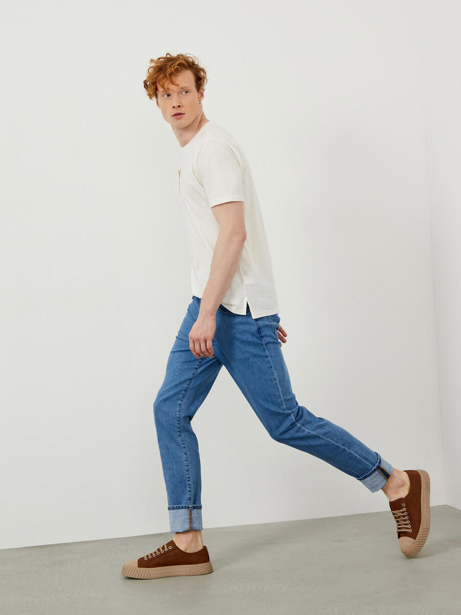 Mavi Regular Fit Pamuklu Denim Pantolon - 4