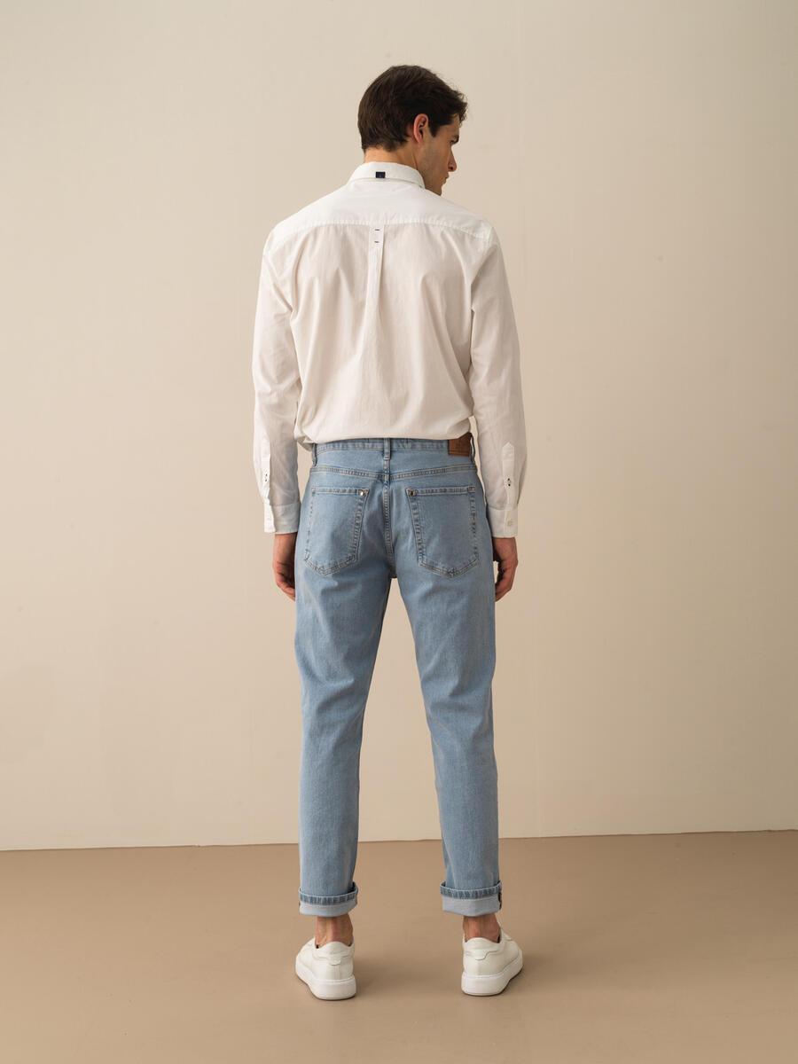 Mavi Slim Fit Pamuklu Basic Denim Pantolon - 4