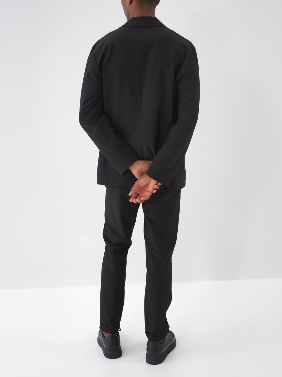Siyah Slim Fit Pantolon - 4