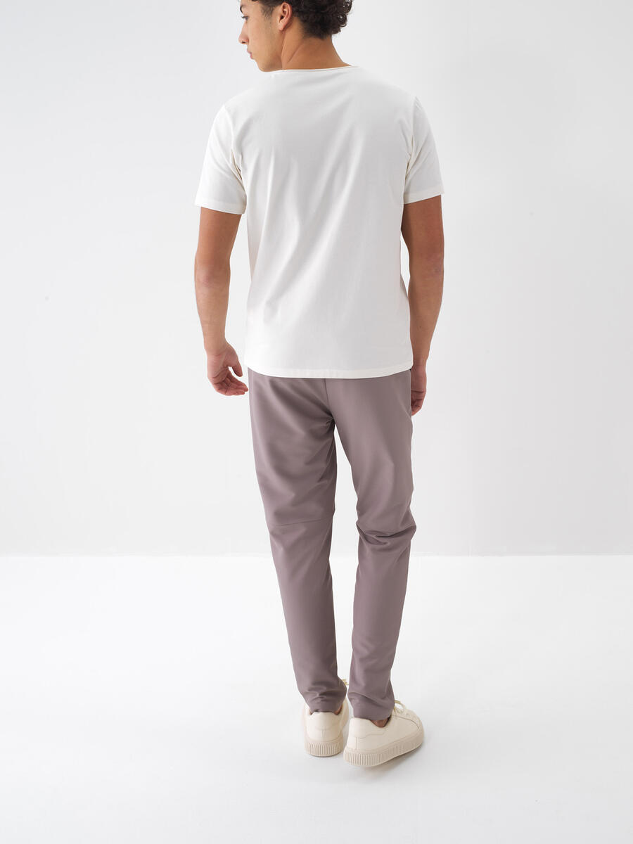 Taş Rengi Slim Fit Pantolon - 4