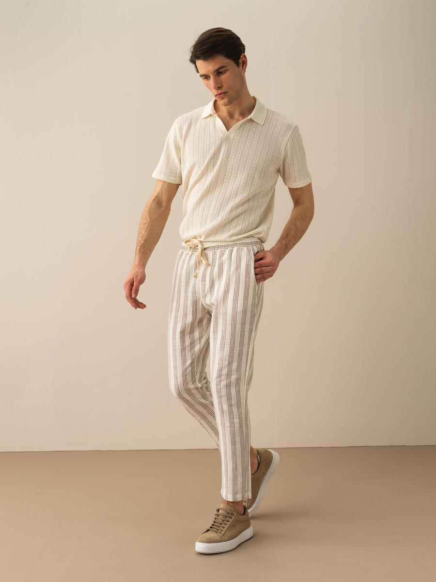 Vizon Regular Fit Pamuklu Pantolon - 2