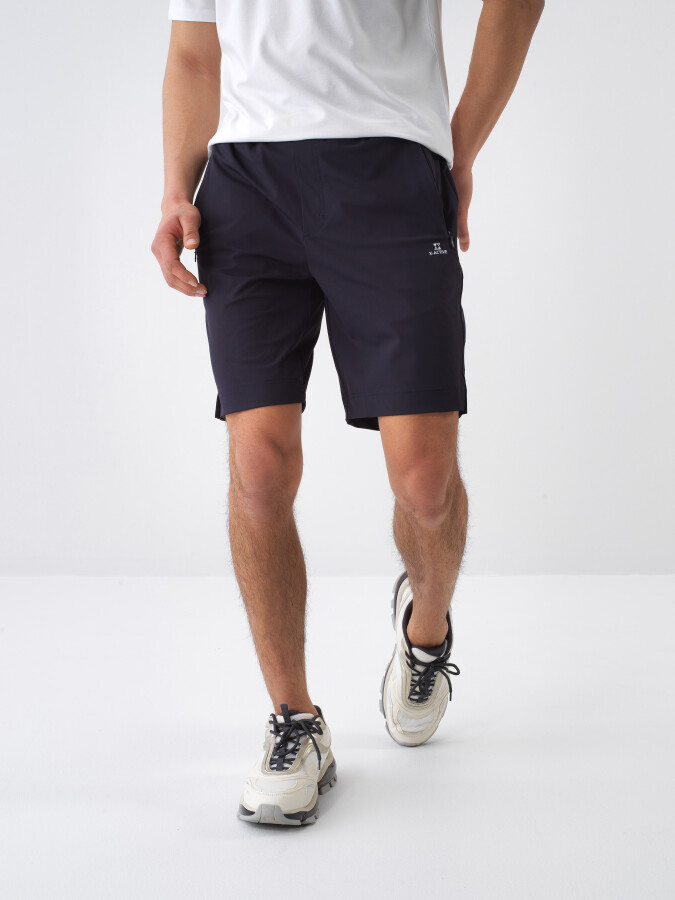 Lacivert Regular Fit Şort - Xint