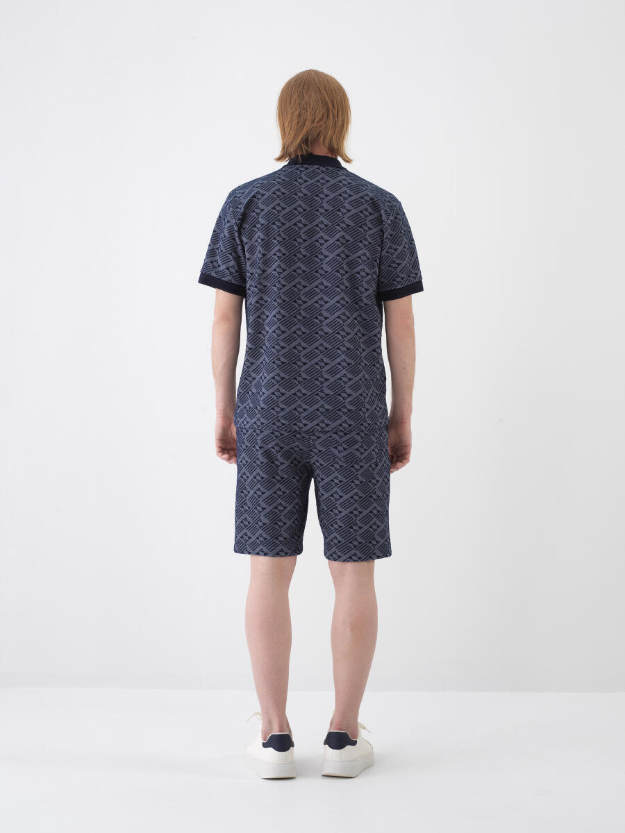 Lacivert Regular Fit Şort - 5