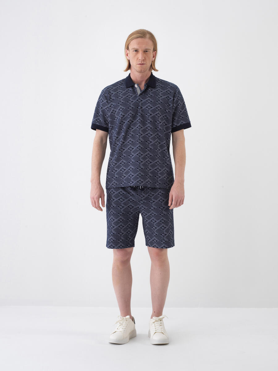 Lacivert Regular Fit Şort - 2
