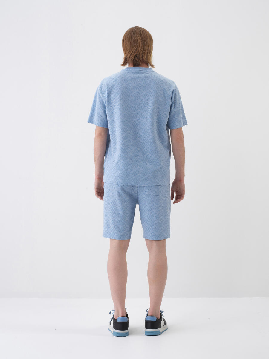 Mavi Regular Fit Şort - 5