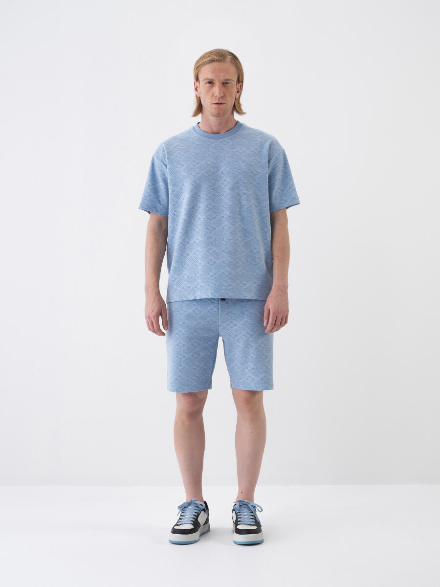 Mavi Regular Fit Şort - 2