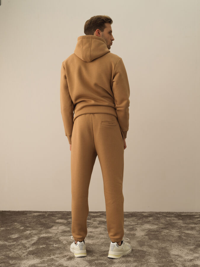 Camel Pamuk Dokulu Regular Fit Sweat Pantolon - Xint